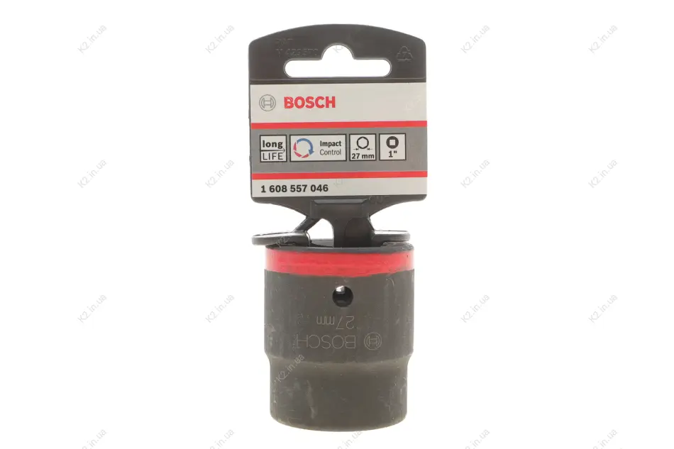 ТОРЦ.ГОЛІВКА 27MM 1" 6-ГР BOSCH 1 608 557 046 (фото 1)