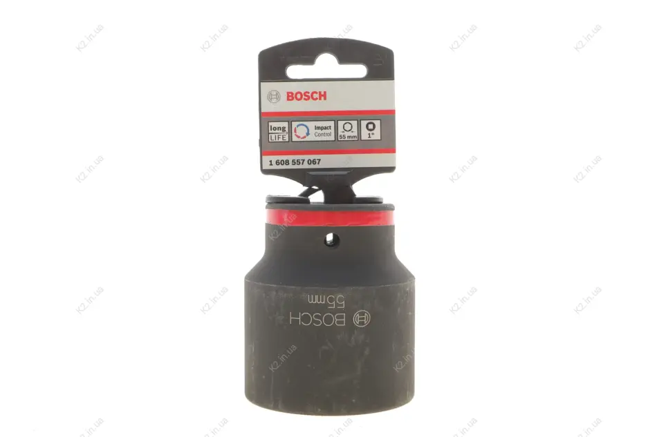 ТОРЦ.ГОЛІВКА 55MM 1" 6-ГР BOSCH 1 608 557 067 (фото 1)