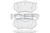 Колодки гальмівні (передні) Citroen Jumper 02-/Fiat Ducato/Peugeot Boxer 98- R15 (+датчик) ICER LM1523 (фото 1)
