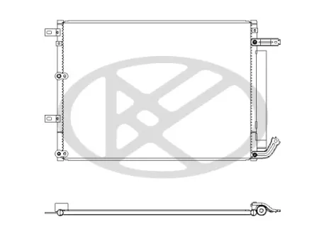 Радіатор кондиціонера KOYORAD CD330911