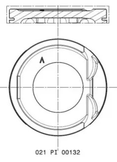 Поршень Renault Megane II-III/Scenic II-III 1.6 02- (79.5mm/STD) MAHLE KNECHT 021 PI 00132 000