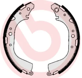 Колодки гальмівні задні (барабан) BREMBO S83530