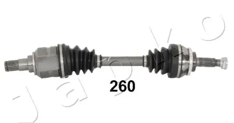 Піввісь Toyota Avensis 2.0d 03-08 дв.1CD-FTV (24z/615mm) Л. Japko 62260 (фото 1)