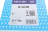 Фільтр повітряний Fiat 500X 1.0/GSE 18-/Tipo 1.0 20-/Jeep Renegade 1.0T-GDi 18- Purflux A3038 (фото 3)