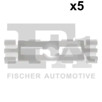 Кліпса кріплення накладки порога (к-кт 5шт) VW Caddy II 95-04 Fischer Automotive One (FA1) 11-40057.5 (фото 1)
