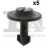 Кліпса кріплення шумоизоляции (к-кт 5шт) Audi 100/ A4/ A6 -11 Fischer Automotive One (FA1) 11-40085.5 (фото 1)