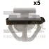 Кліпса кріплення накладки порога (к-кт 5шт) Hyundai Santa Fe/Tucson/Kia Sportage 01-15 89-40003.5
