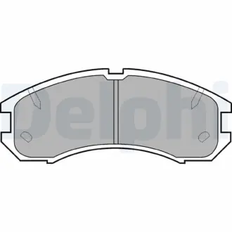 Комплект гальмівних колодок з 4 шт. дисків Delphi LP595