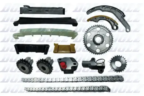 Комплект ланцюга ГРМ NISSAN 2.5 dCi DOLZ SKCN037