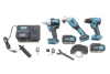 Набір інструментів акумуляторних (дрель (500-1800 об/хв)+гайковерт 1/2" 950Нм+шліфмашина кутова) 18V 5Ah (АКБ і зарядн. пристрій) Hazet 9500P-1/6 (фото 1)