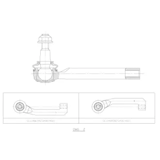 Наконечник тяги рульової R Ford Explorer 20- CTR CE1048R