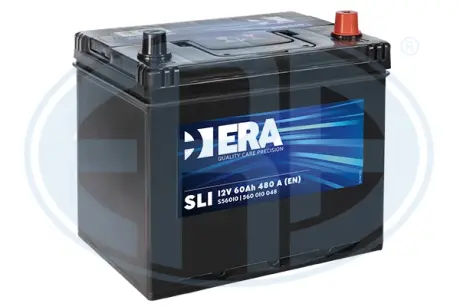Акумулятор 60Ah, 480A, 12V, 230x172x222, ERA S56010