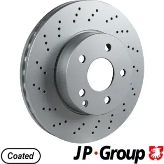 Гальмівний диск перед.W204/C204/S204 07- JP GROUP 1363105600