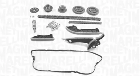 Комплект ланцюга ГРМ MB A-class (W177)/C-class (W205)/E-class (W213) 2.0 16- (62z/102 z) MAGNETI MARELLI 341500001490