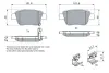 Колодки тормозные задние Geely EX7 BOSCH 101402006059 (фото 6)