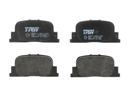 Колодки тормозные задние BYD F3 TRW BYDF3-3502130