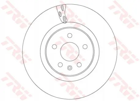 Диск тормозной передний Tesla Model X TRW 1025099-00-B
