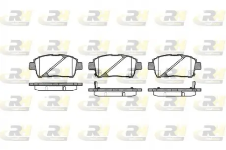 Колодки тормозные передние BYD F3 ROADHOUSE BYDF3-3501130