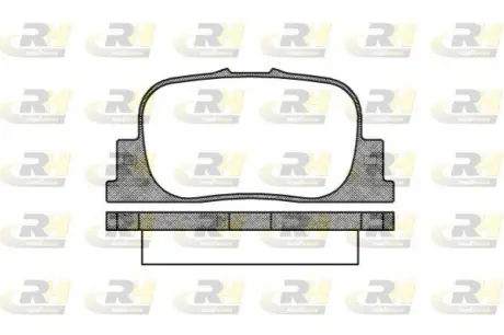 Колодки тормозные задние BYD F3 ROADHOUSE BYDF3-3502130