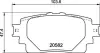 Колодки тормозные передние TOYOTA BZ4X BREMBO 04465-78020 (фото 1)