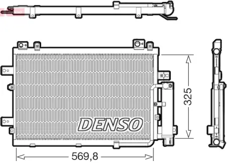 Радіатор кондиціонера DENSO DCN41030