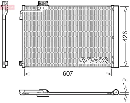 Радіатор кондиціонера DENSO DCN17064