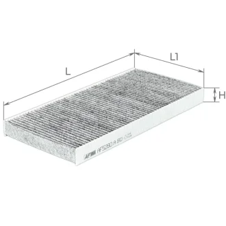 Фильтр салона VW угольный ID.3, ID.4, ID.5, ID.BUZZ. Audi Q4 E-Tron. SKODA Enyag iV ALPHA FILTER 1EA-819669
