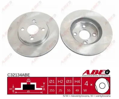 Диск тормозной передний BYD F3 ABE BYDF3-3501102