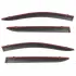 Ветровики (компл. 4 шт.) черные с хромовым молдингом, VW iD4 GoodWay Windbreakers-VWiD4 (фото 1)
