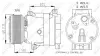 Компресор кондиціонера Renault Laguna 2.0 16V/1.9 dCi 04- NRF 32872 (фото 3)