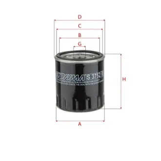 Фільтр масляний Citroen Jumper/Peugeot Boxer 2.0HDi 15- SOFIMA S 3752 R