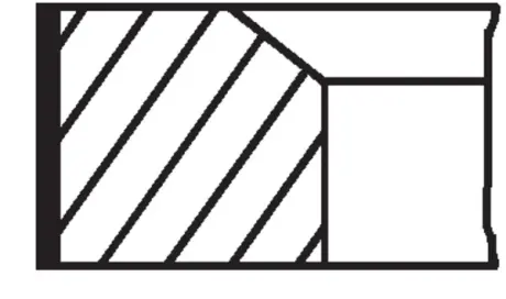 Комплект поршневих кілець MAHLE KNECHT 013RS101070N0 (фото 1)