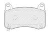 Колодки тормозные передние Tesla Model 3 FERODO 8008242-00-D (фото 2)