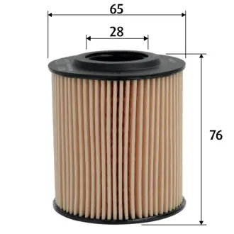 Фільтр масляний SEAT/SKODA/VW Ibiza/Fabia/Polo &quot;1,2 &quot;09-15 Valeo ="728734" (фото 1)