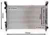 Радіатор охолодження двигуна MERCEDES A W169/ B W245 04>12 (Van Wezel) 30002364