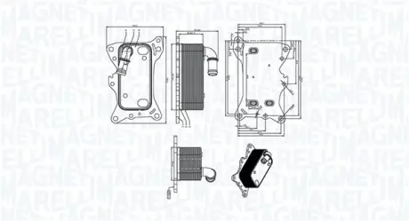 Масляний радіатор MAGNETI MARELLI 350300006300