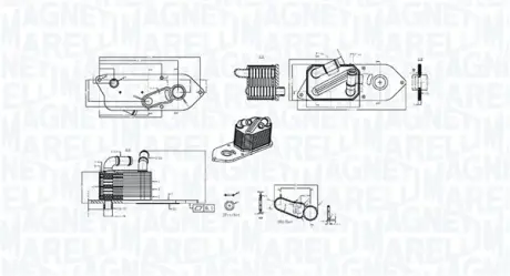 Масляний радіатор MAGNETI MARELLI 350300006800