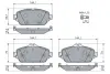 Колодки гальмівні (передні) MB C-class (W205/S205/C205) 13-/E-class (W213/S213/C238) 16- BOSCH 0 986 460 128 (фото 5)
