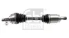 Піввісь (передня) BMW X5 (E53) 00- (L) (30x27x586) M54/M57/M62/N62 FEBI 184556 (фото 1)