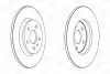 Гальмівний диск задній Audi A4, A5, A6, A7, Q5 CHAMPION 562505CH (фото 2)
