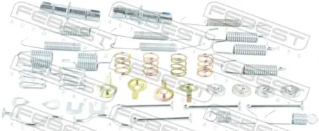 Пружинка тормозных колодок FEBEST 0104GRJ150RKIT (фото 1)