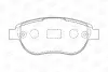 Гальмівні колодки передні Citroen C3, C4, Xsara, Picasso / Peugeot 1007, 206, 207, 307, Partner CHAMPION 573031CH (фото 2)