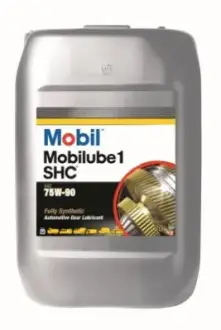 Трансмісійна олива MOBILUBE 1 SHC 75W-90, 20л MOBIL 123716 (фото 1)