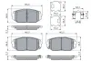 Колодки гальмівні (передні) Hyundai Tucson 20-/Ioniq/Kia EV6 21- BOSCH 0 986 460 164 (фото 5)