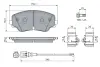 Колодки гальмівні (передні) Audi A3 20-/VW Golf VIII 19-/Tiguan/Arteon 20- (+датчик) BOSCH 0 986 460 162 (фото 5)