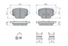 Колодки гальмівні (задні) Opel Combo 18-/Citroen Berlingo/Peugeot Partner 18- BOSCH 0 986 460 143 (фото 5)