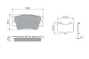 Колодки гальмівні (задні) Toyota Camry/Rav4/Lexus ES 06- BOSCH 0 986 460 119 (фото 5)