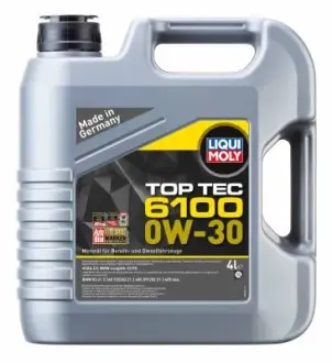 ОЛИВА МОТОРНА TOP TEC 6100 / 0W30 / 4л. / LIQUI MOLY 20778