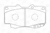 Гальмівні колодки передні Toyota Fortuner / Hilux CHAMPION 572625CH (фото 2)