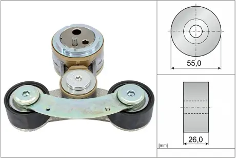 Натяжник ременя генератора Peugeot 3008/508 2.0 HDi 09-16 INA 534 0826 10